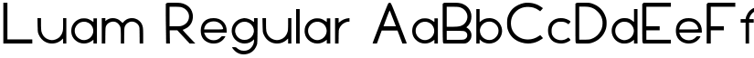 Luam Regular font