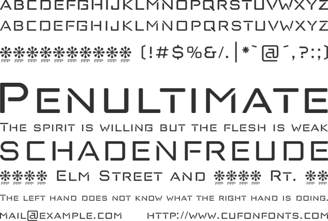 neo latina font preview
