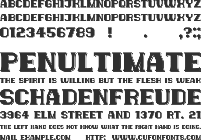 New Yorkers font preview