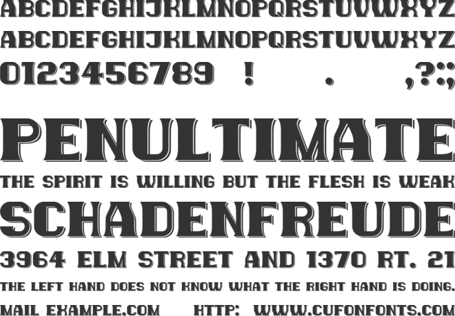 New Yorkers font preview