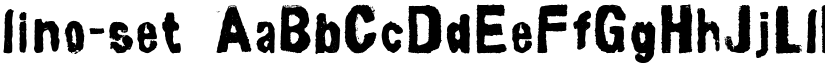 Lino Set font download