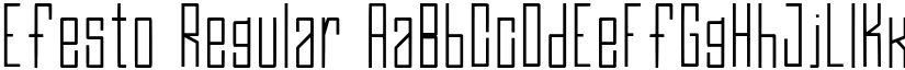 Efesto Regular font