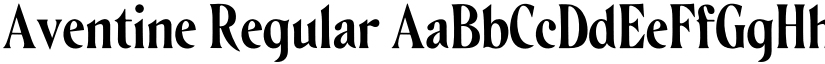 Aventine Regular font