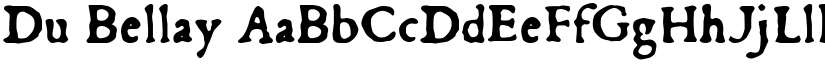 Du Bellay font