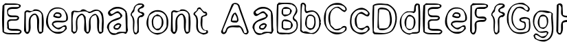 Enemafont font