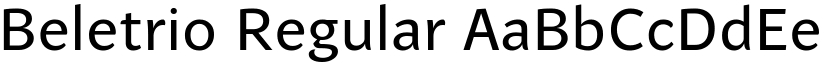 Beletrio font download