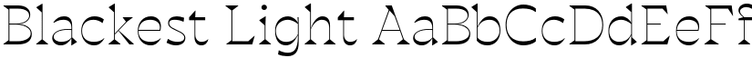 Blackest Light font