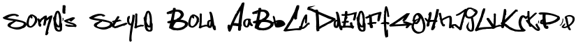 Some's Style Bold font
