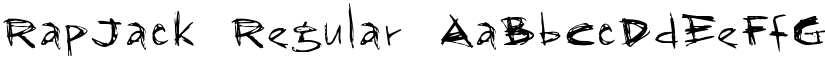 RapJack Regular font