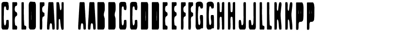 Celofan font