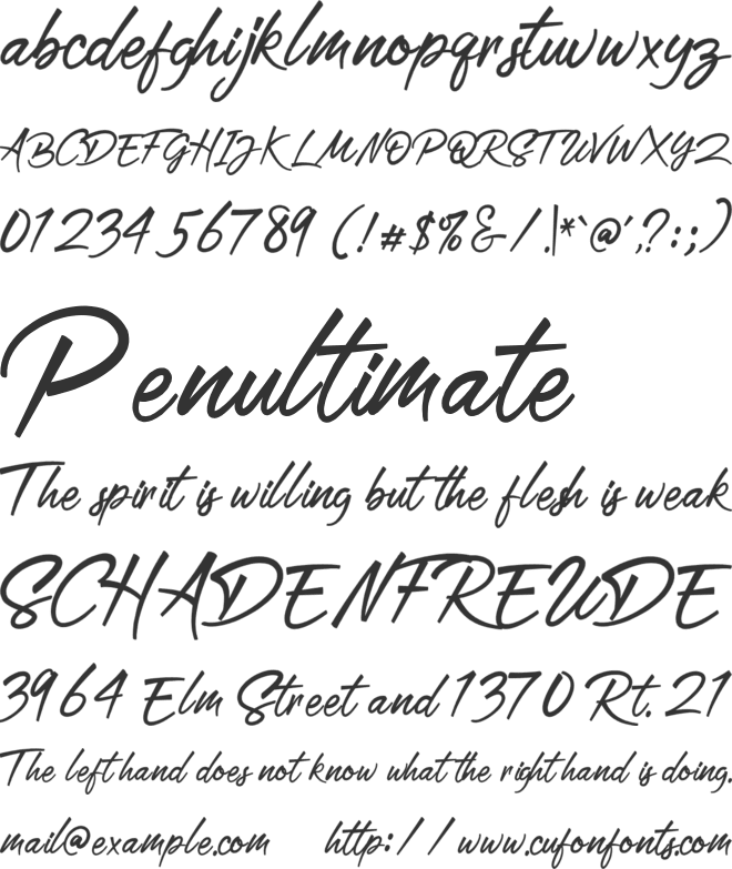 San Joaquin font preview