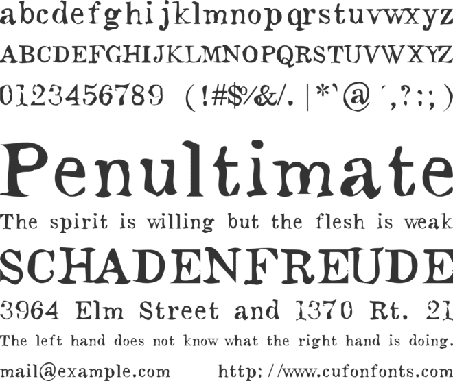 Monteiro Lobato font preview