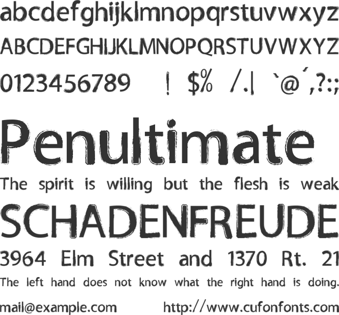 Tnewpro font preview