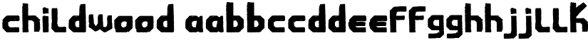 Childwood font