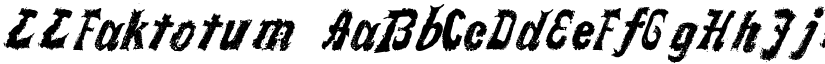LL Faktotum font download