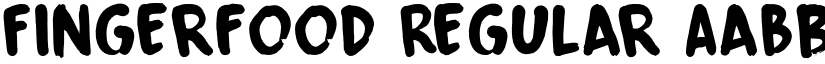 Fingerfood Regular font
