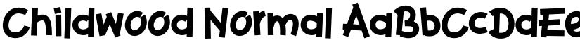 Childwood Normal font