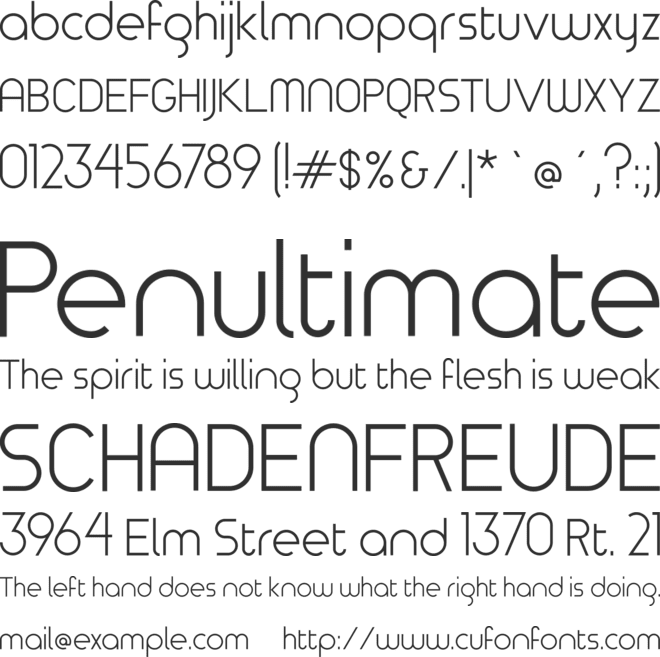 TimeBurner font preview