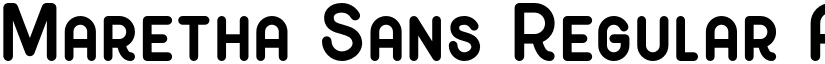 Maretha Sans Regular font