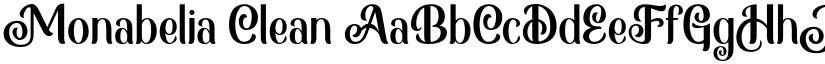 Monabelia Clean font