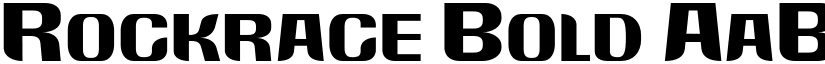 Rockrace Bold font