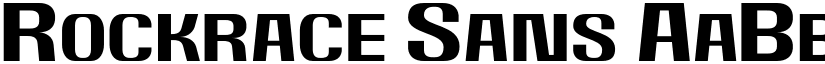 Rockrace Sans font