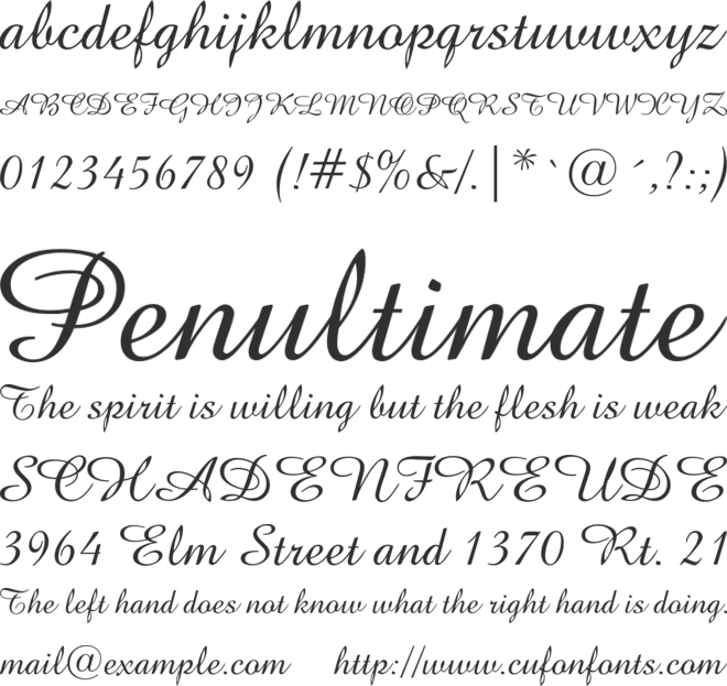 00717 font preview