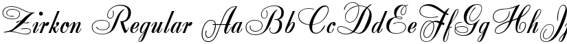 Zirkon Regular font