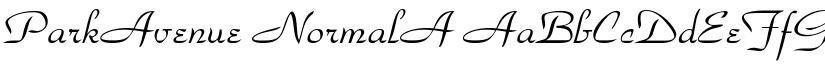 ParkAvenue font download