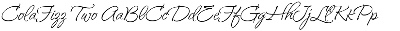 ColaFizz Two font