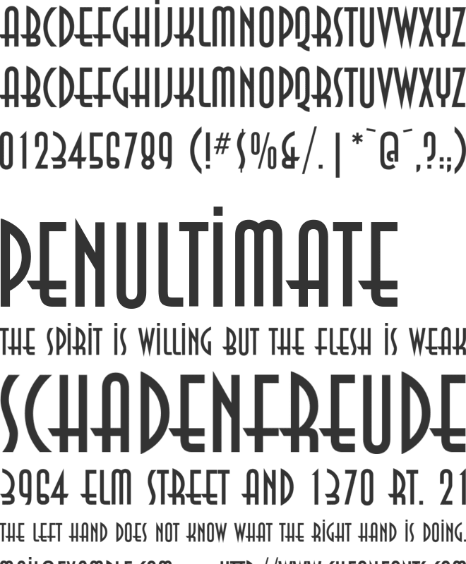 Anastasia font preview