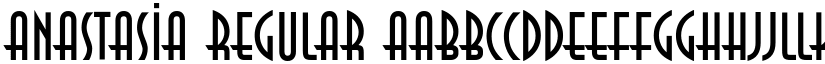 Anastasia Regular font