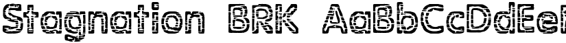 Stagnation BRK font