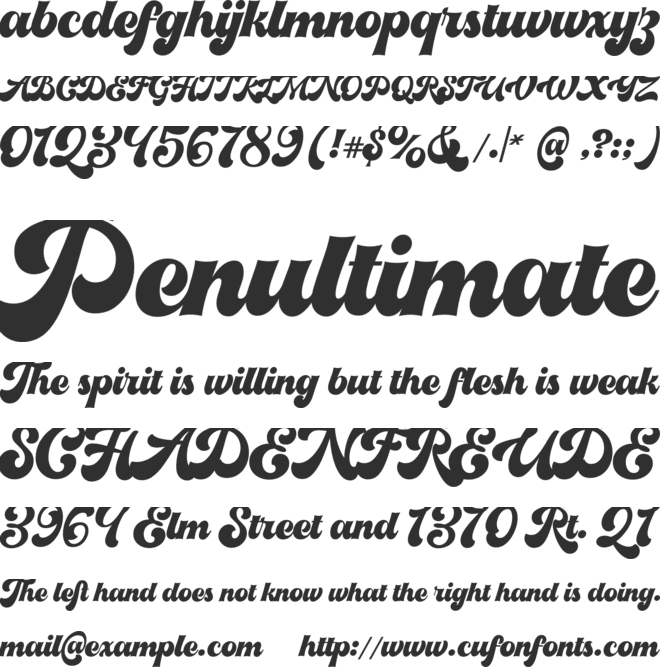 VVDS_Pacifica font preview