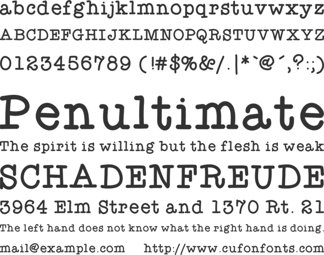 Effortless font preview