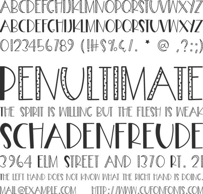 Freedom font preview