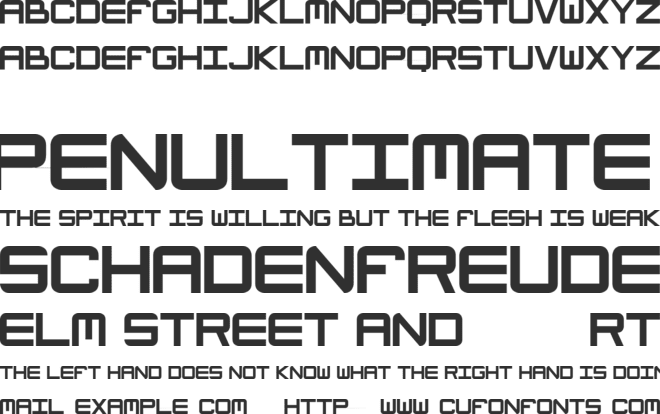 Tycho font preview