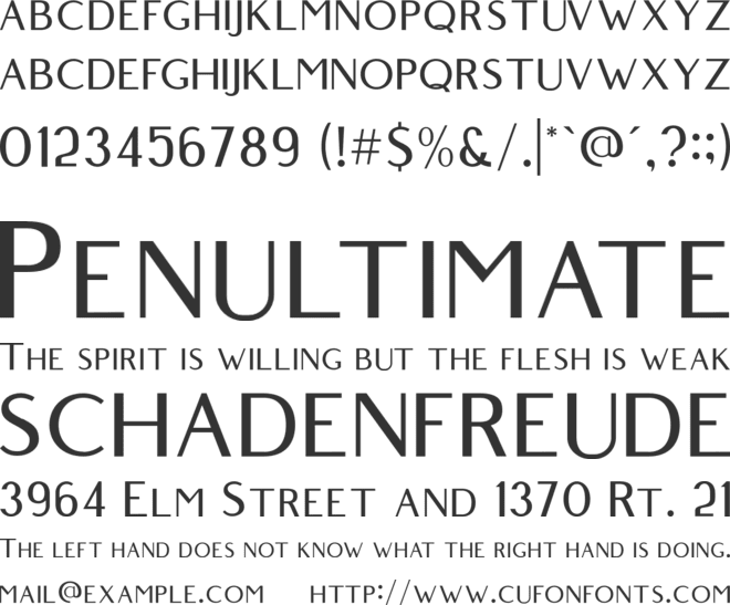Belgium font preview
