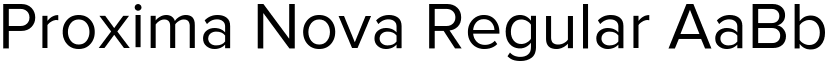 Proxima Nova font download