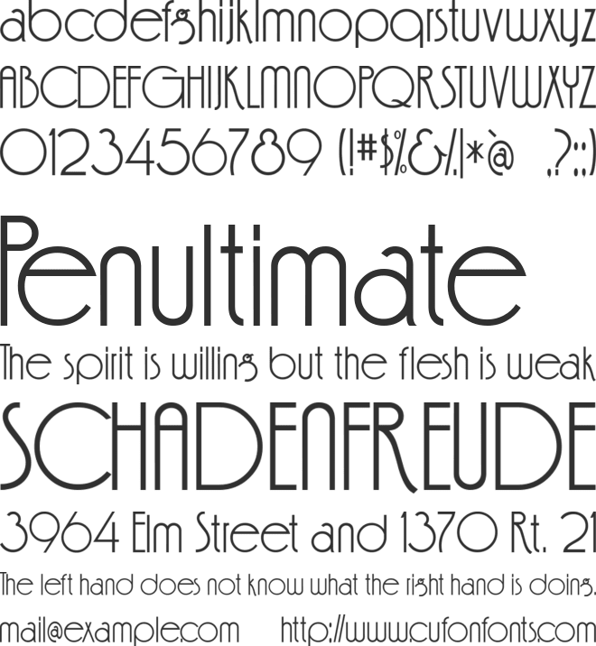 Feena Casual font preview