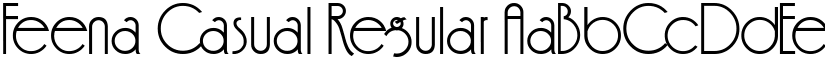 Feena Casual Regular font