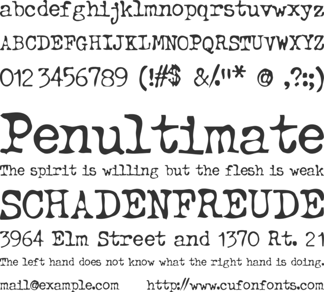 Btd BeezWax font preview