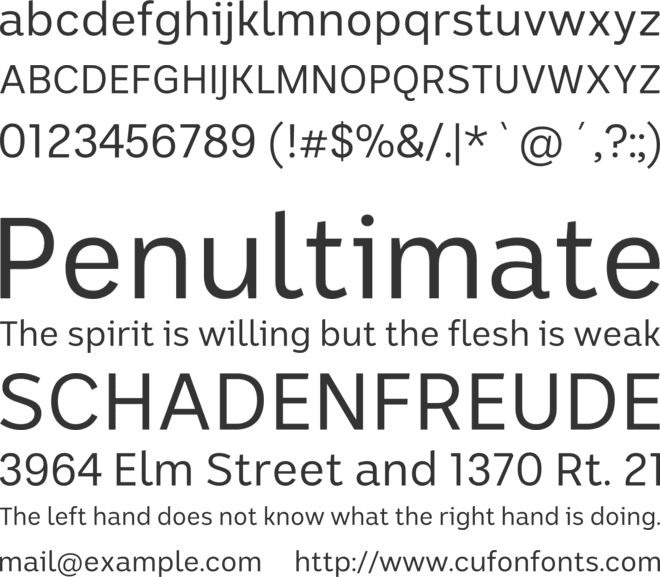 ABCSans font preview