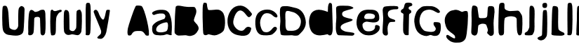 Unruly font