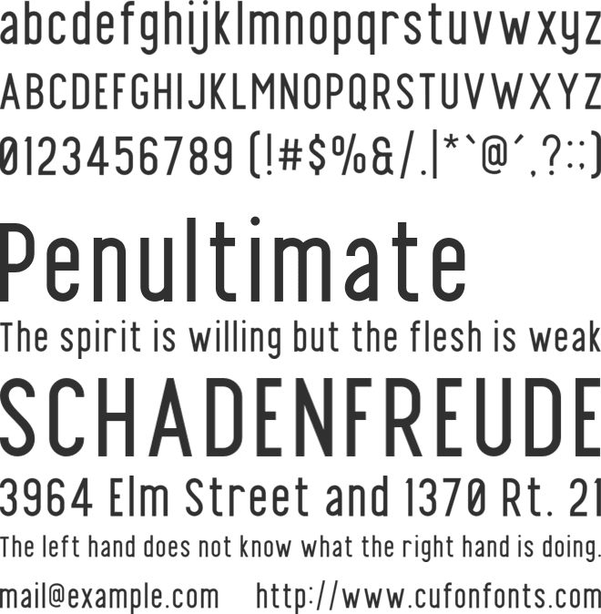 Finland font preview