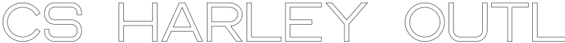 CS Harley Outline font