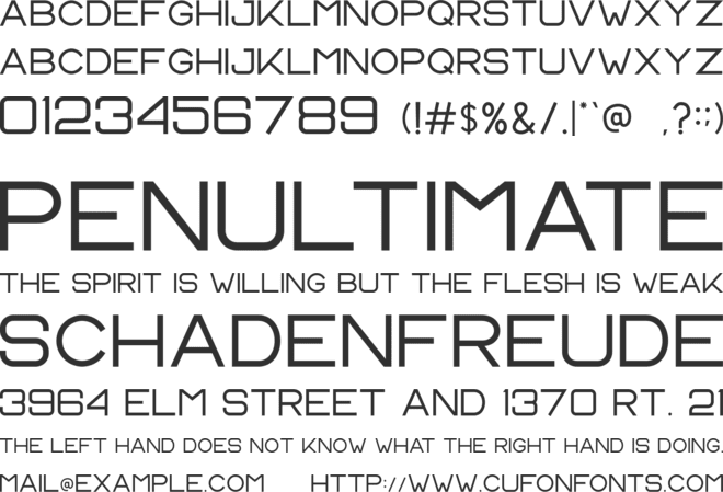 CS Harley font preview