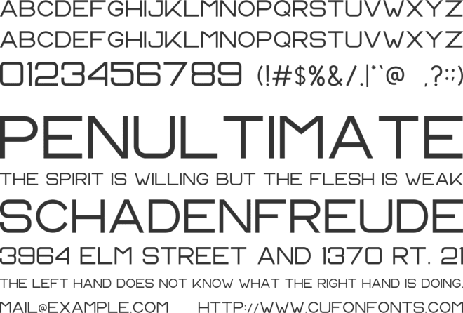 CS Harley font preview