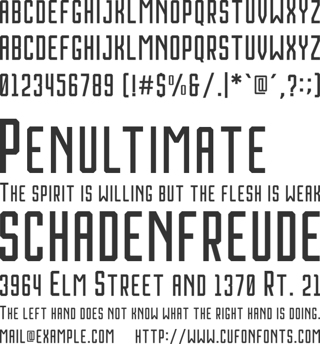 Houston font preview