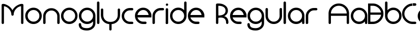 Monoglyceride font download